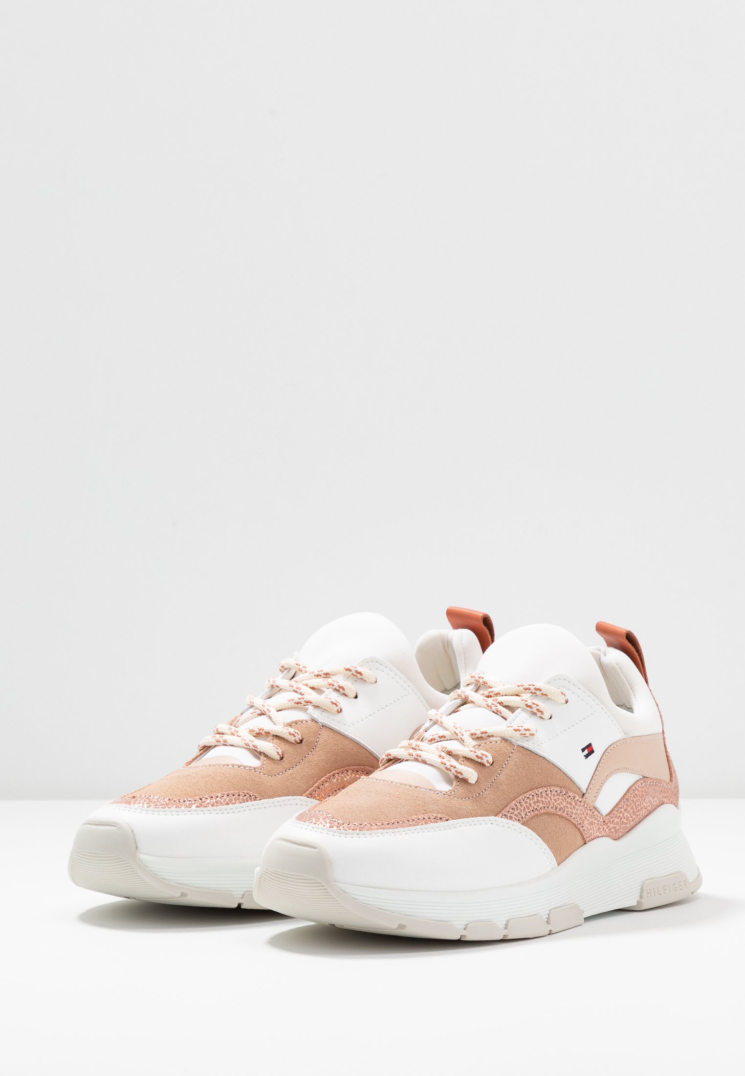 sporty chunky glitter trainers