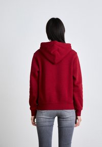 Tommy Jeans LINEAR HOODIE - Felpa - regatta red