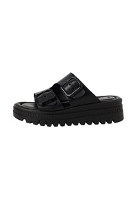Tamaris - Heeled mules - black leather Thumbnail Image 1