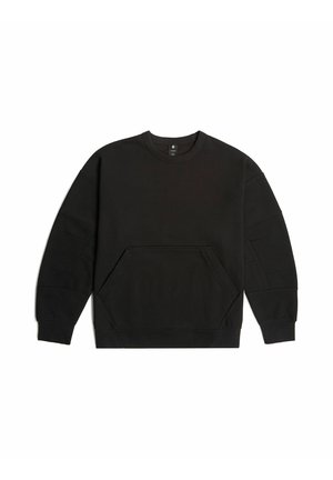 G-STAR, CONSTRUCTED LOOSE SWEATER - Sweatshirt - dk black