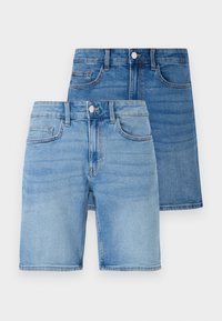 ONSWEFT 2 PACK  - Denimshorts - medium blue/light blue