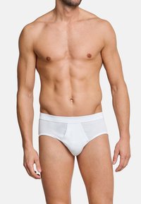 Schiesser 4ER PACK COTTON ESSENTIALS FEIN - Slip - weiß