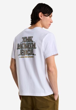 The North Face, U STONE LOGO RLX SS TEE-GRAPHIC. UNISEX - T-shirts print - tnf white