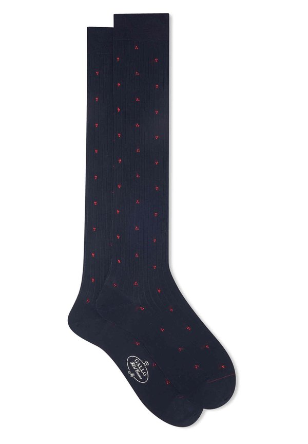 Kniestrümpfe - blu rosso