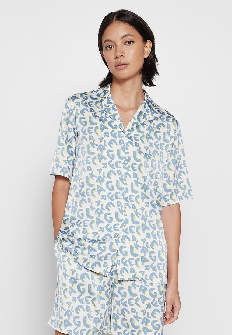 Karl Lagerfeld Overhemdblouse crème Karl Lagerfeld Overhemdblouse crème