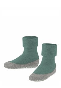 FALKE COSYSHOE MINIS - Calze - dark jade