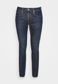 Não selecionado, medium indigo worn in