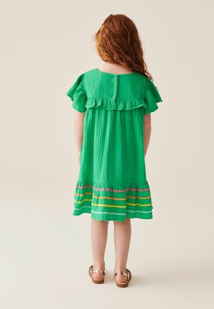 Little Bird, FLORAL EMBROIDERED REGULAR FIT - Vestito casual - green