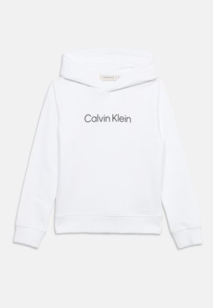 Calvin Klein Jeans, LOGO UNISEX - Φούτερ με κουκούλα - bright white