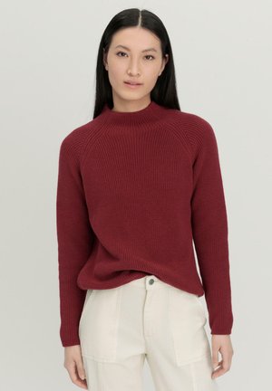 hessnatur Maglione - dunkelrot