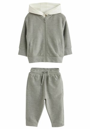 3 PIECE JERSEY BOMBER AND JOGGER SET - Trenirka - pale grey