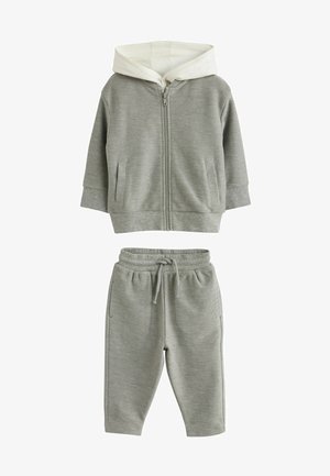 3 PIECE JERSEY BOMBER AND JOGGER SET - Treningas - pale grey