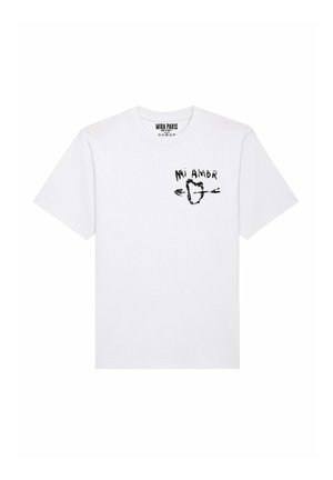 UNISEX HEAVYWEIGHT   - T-shirt print - white