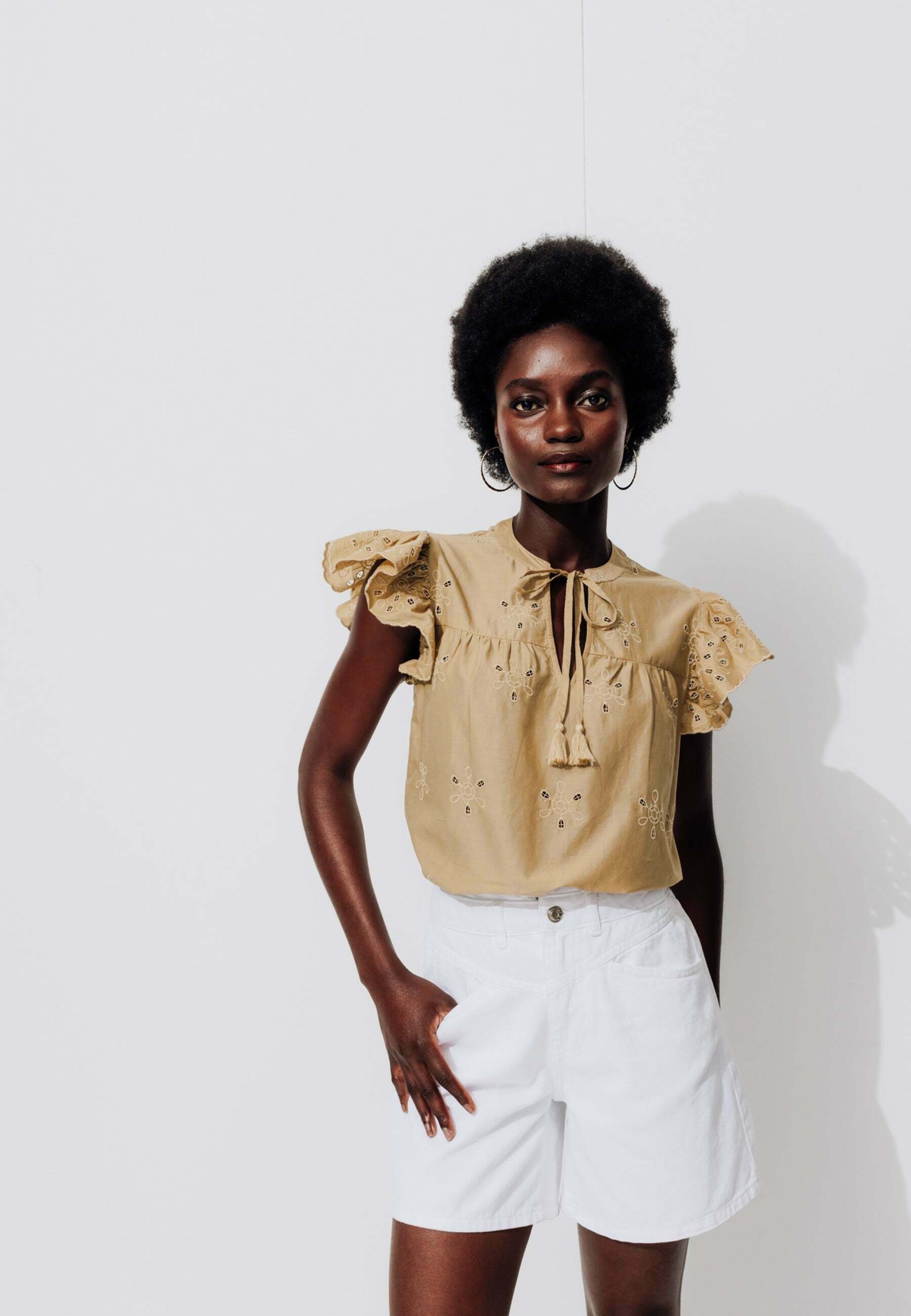 Blouse Promod Top Dentelle Promod Chemisier Promod Haut Dentelle