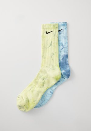 UNISEX 2 PACK - Zeķes - life lime/cyber bright/cactus oil green/black/