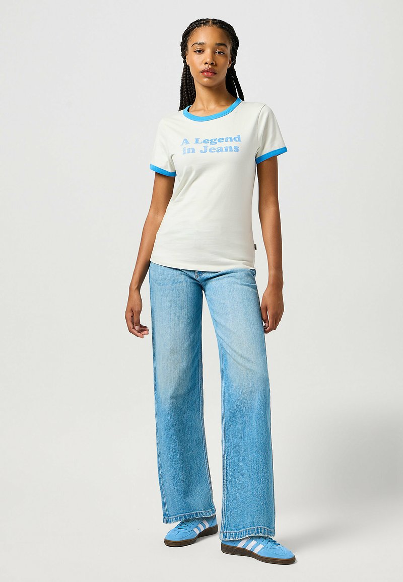 Wrangler T-shirt print crème