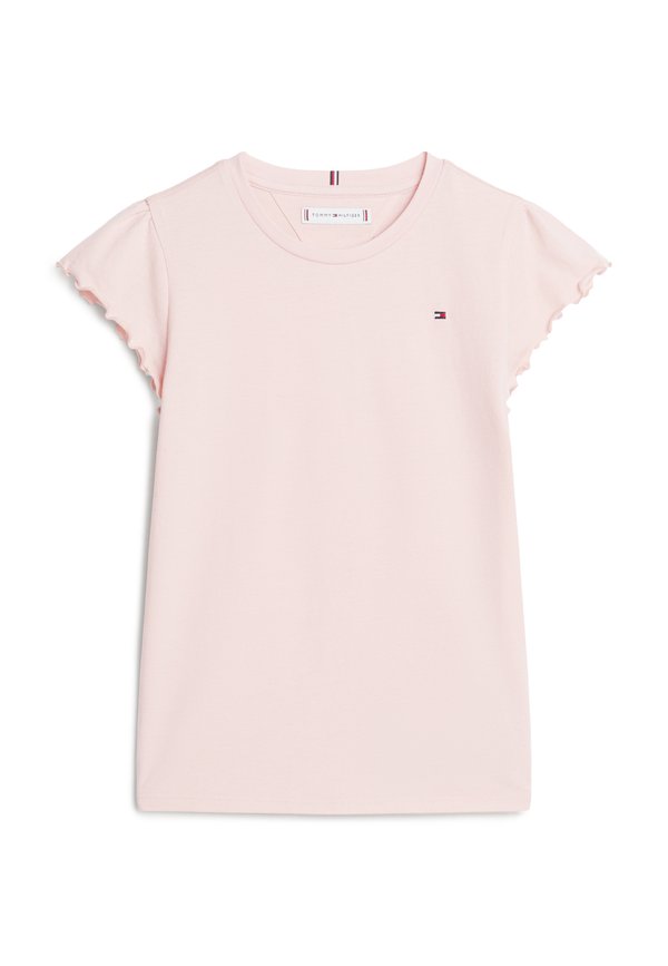 ESSENTIAL RUFFLE SLEEVE - Basic T-shirt - soft rose2