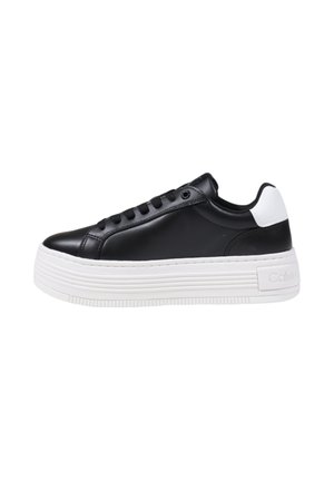 BOLD FLATF LOW LACE - Sneakers basse - black/white