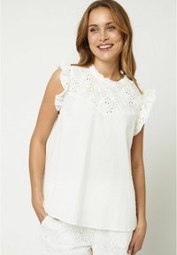 Moves - MITI  - Blouse - snow white Miniatuurafbeelding 1