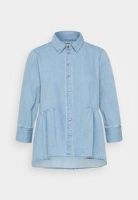 ONLY Petite ONLMARY CANBERRA AUTHENTIC - Blúzka so zapínaním na gombíky - medium blue denim