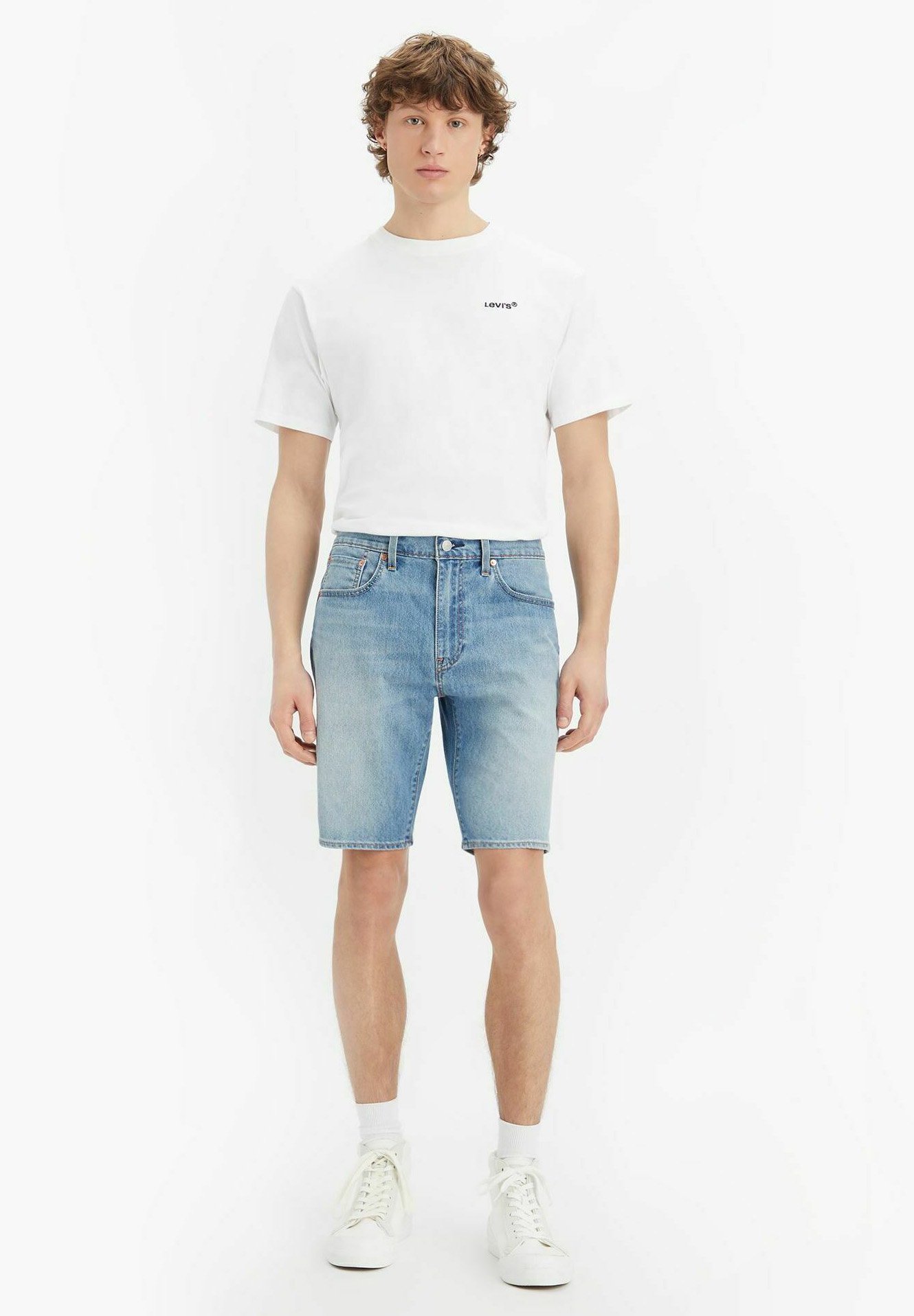 LATUD Men's Casual Denim Shorts - Relaxed Fit With Ripped Holes, Size 40 (Tag 42)
