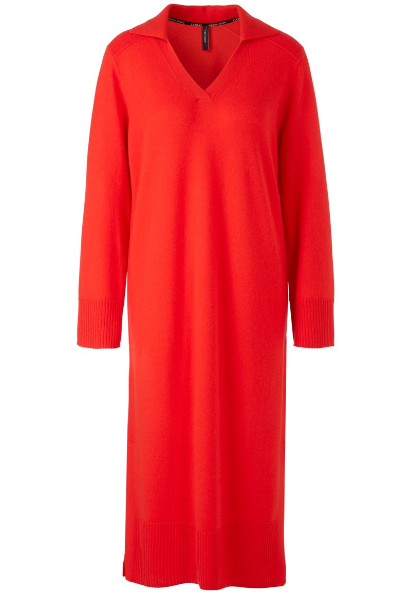Marc Cain Gebreide jurk rood Marc Cain Gebreide jurk rood