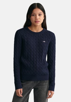 SHIELD  C NECK - Maglione - evening blue