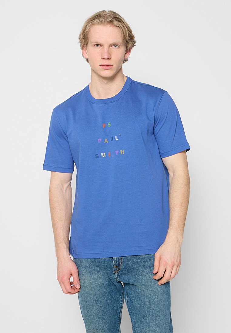 PS Paul Smith T-shirt print blauw