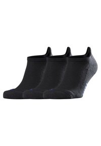 FALKE COOL KICK 3-PACK UNISEX LIGHT CUSHIONING - Calzini - black