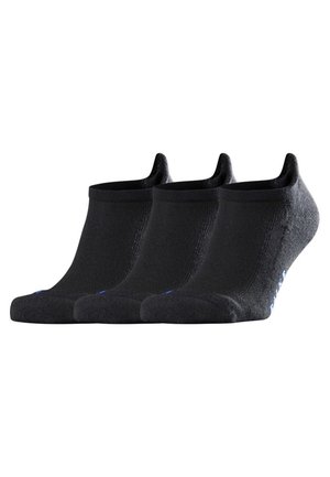 FALKE COOL KICK 3-PACK UNISEX LIGHT CUSHIONING - Enkelsokken - black