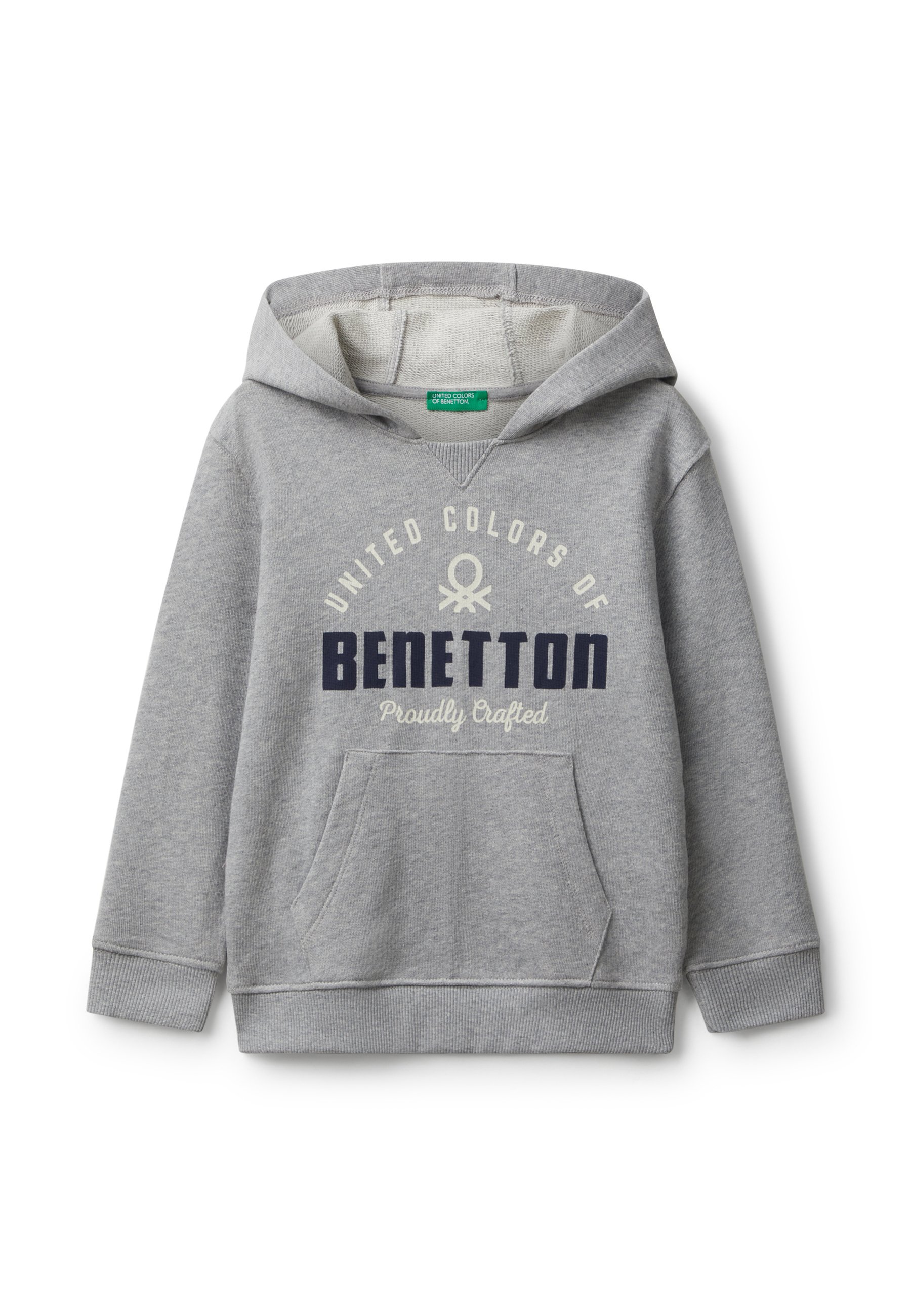 United Colors of Benetton Felpa con cappuccio grey/grigio