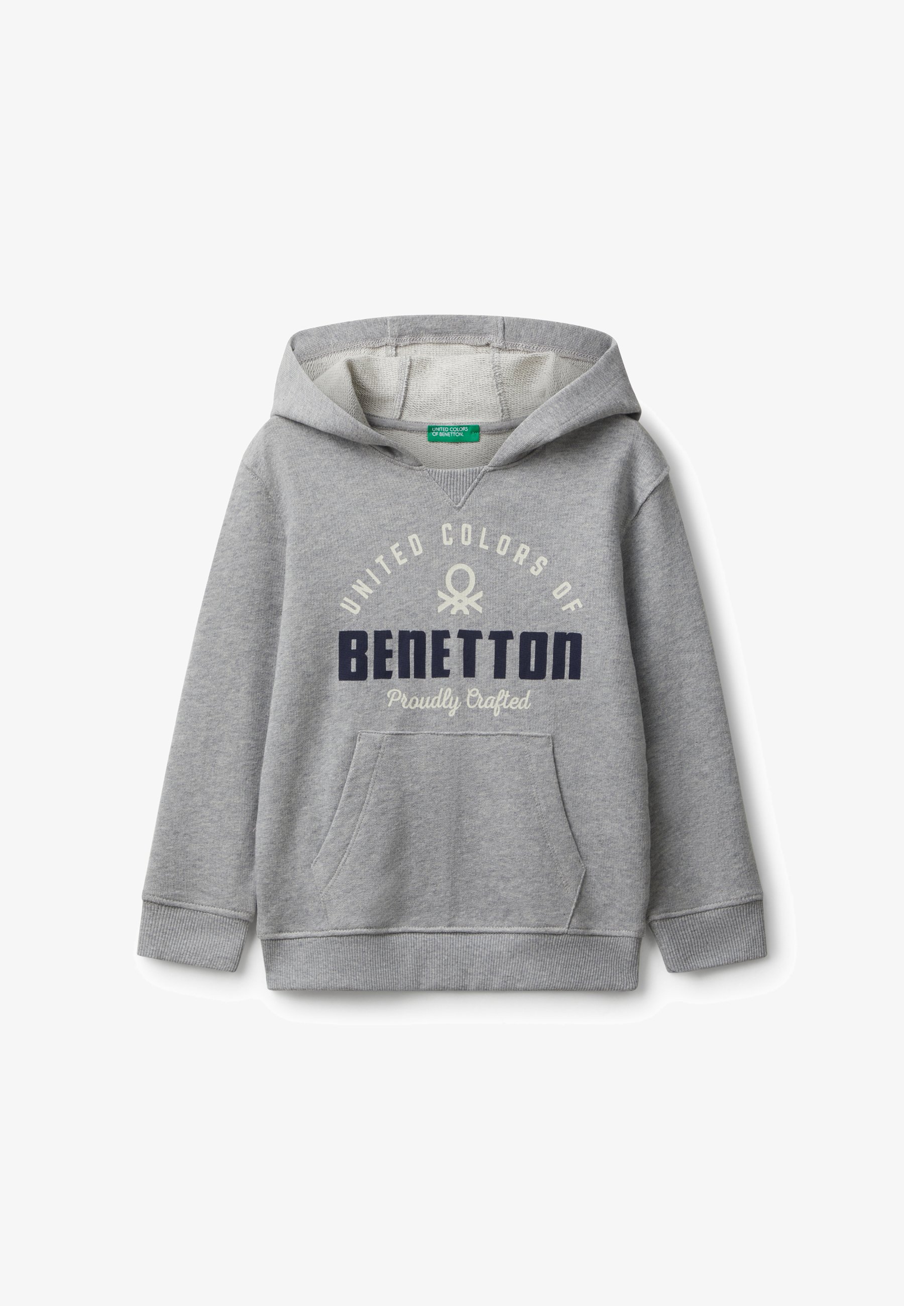 United Colors of Benetton Felpa con cappuccio grey/grigio