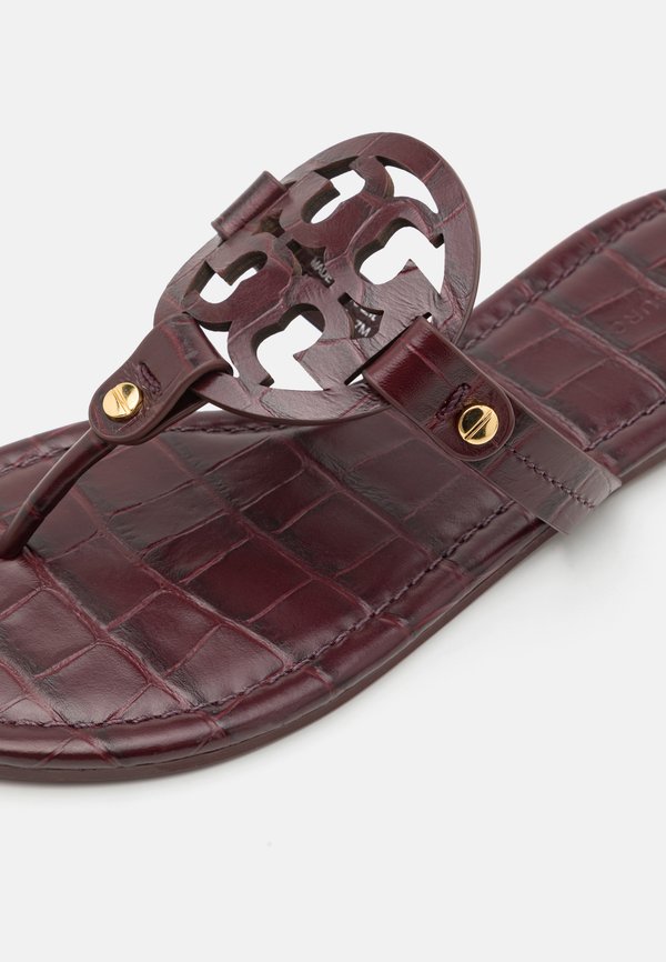 MILLER - T-bar sandals - deep burgundy3