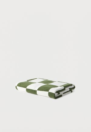 CHECK BATH TOWEL ORGANIC - Πετσέτα - matcha