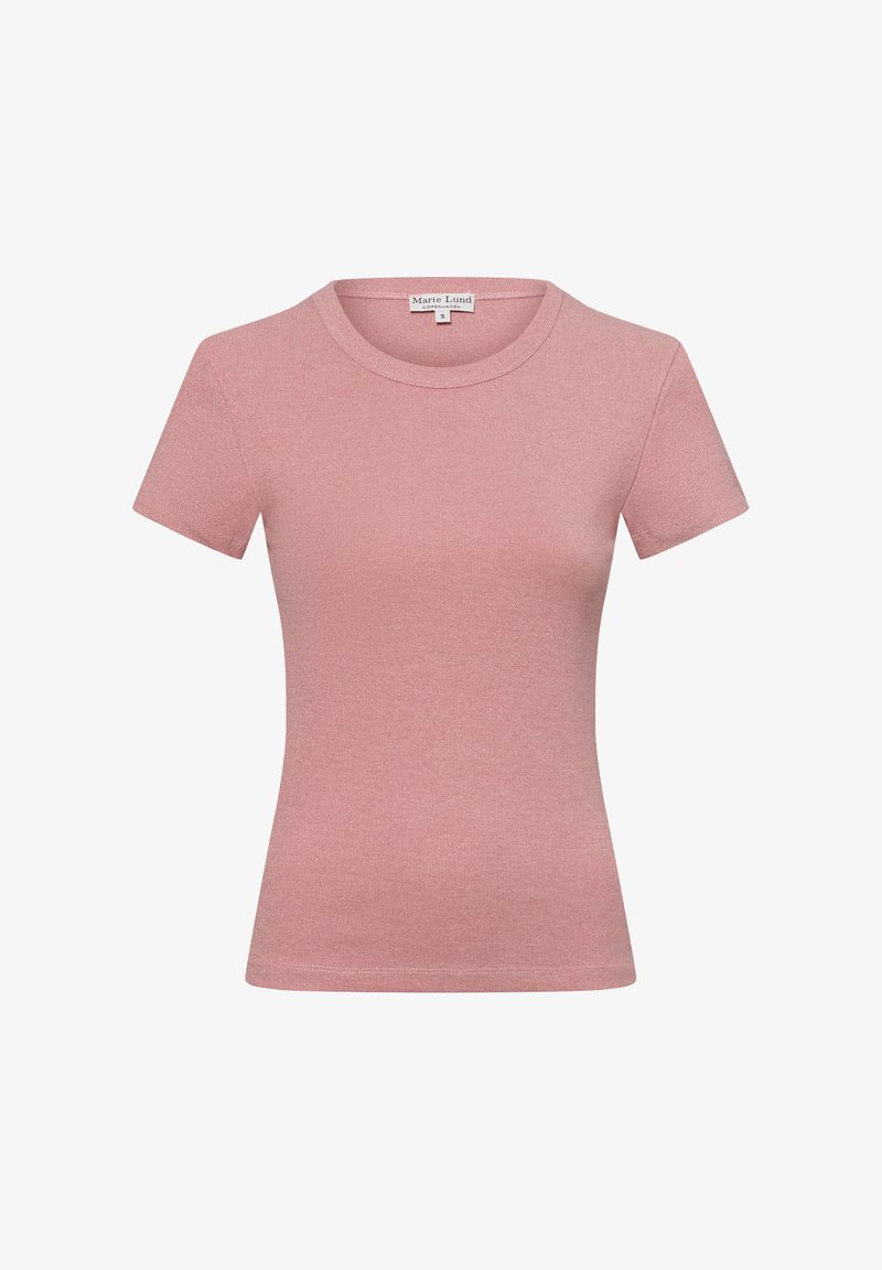 Marie Lund Basic T-shirt - altrosa