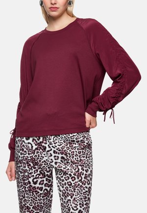 MIT RAFFUNG - Langarmshirt - rhododendron