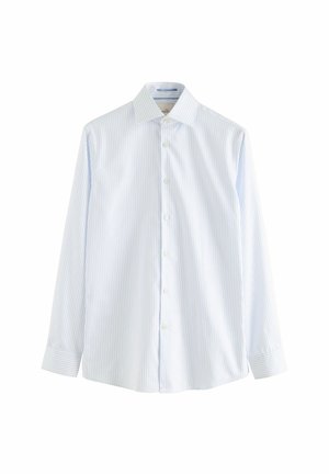 Next REGULAR FIT - SIGNATURE SINGLE CUFF WITH CUTAWAY COLLAR - Chemise classique - white blue stripe