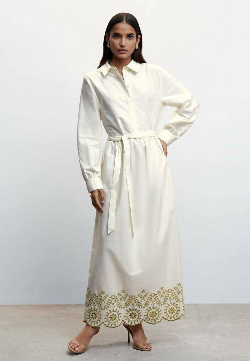 Mango SHANA A Maxi dress blanc cassé/offwhite Zalando.ie