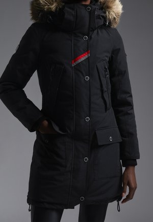 Manteau en duvet - mottled black