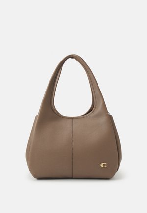 POLISHED PEBBLE LANA SHOULDER BAG - Handtas - dark stone