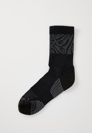 PERFORMANCE RUN CREW LITE SHOW UNISEX - Sports socks - black