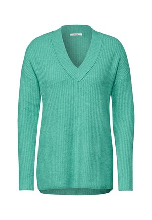 MIT V AUSSCHNITT - Pullover - grün