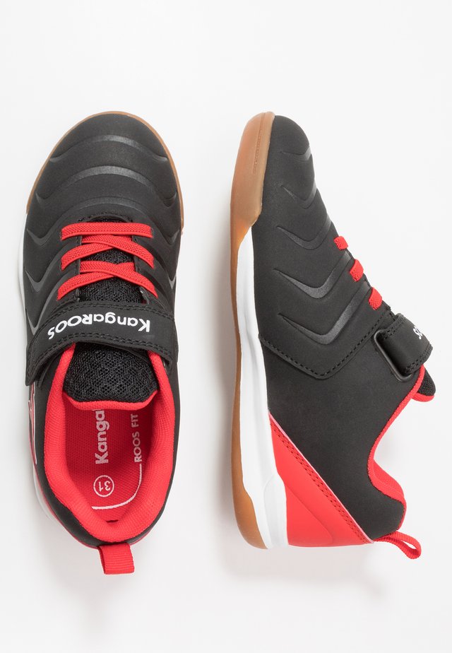 SPEED COMB - Sneakers laag - jet black/fiery red