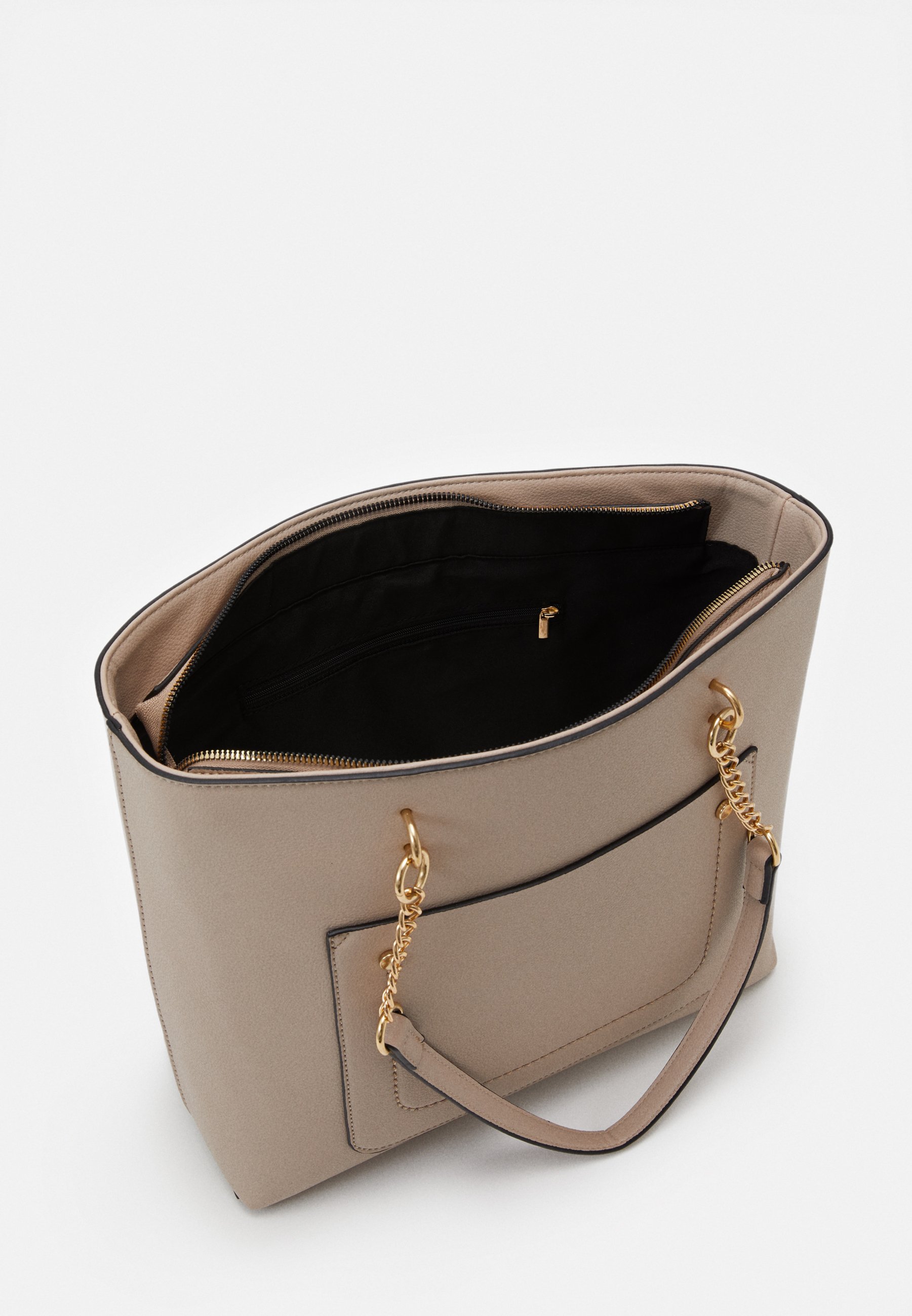 Dorothy Perkins SLIP POCKET CHAIN HANDLE Håndveske nude Dorothy Perkins SLIP POCKET CHAIN HANDLE Håndveske black