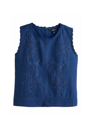 Next, REGULAR FIT - SLEEVELESS CREW NECK CORNELLI TOP . - Bluse - blue