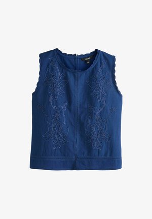 Next, REGULAR FIT - SLEEVELESS CREW NECK CORNELLI TOP . - Blouse - blue