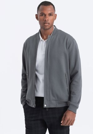 Ombre UNZIPPED - Sweatjacke - grey