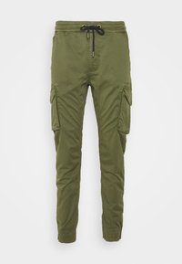 TWILL JOGGER - Cargo hlače - dark olive