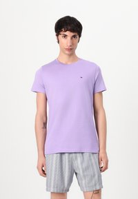 Tommy Jeans SLIM TEE - T-shirt - bas - purple