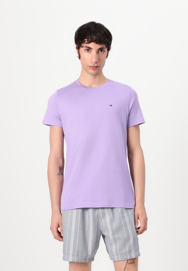Tommy Jeans SLIM TEE - T-shirt - bas - purple